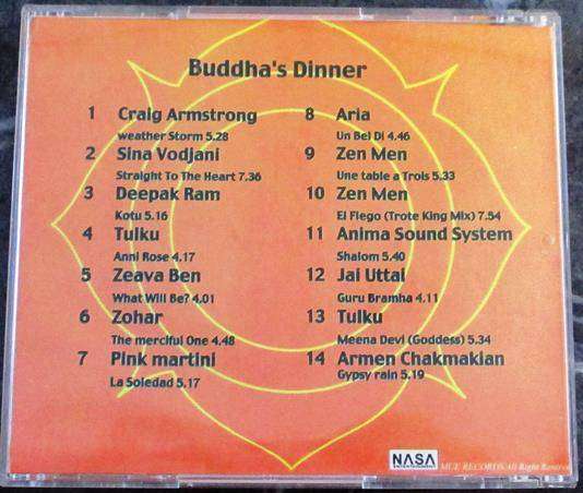 BUDDHA-BAR Buddha's Dinner  CD