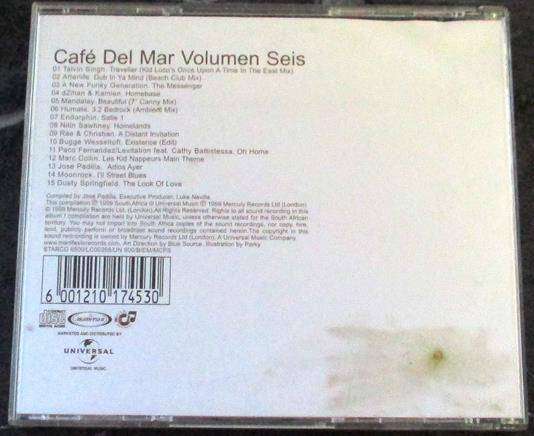 CAFE DEL MAR Volumen Seis CD