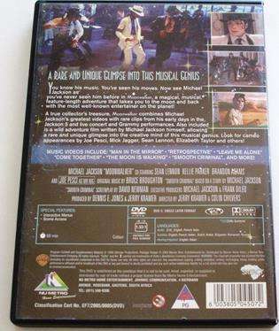 MICHAEL JACKSON Moonwalker DVD