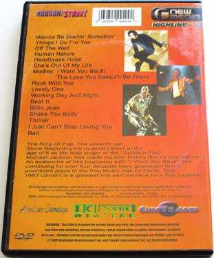 MICHAEL JACKSON Live in Japan DVD