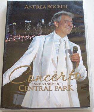 ANDREA BOCELLI Concerto One Night in Central Park DVD