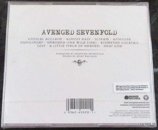 AVENGED SEVENFOLD Avenged Sevenfold IMPORT CD