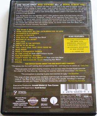ROD STEWART One Night Only! Live at the Royal Albert Hall DVD