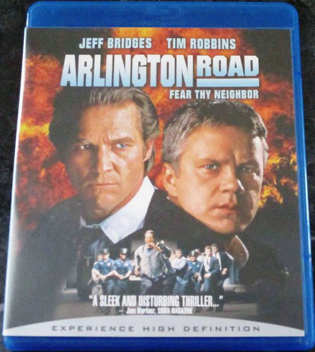 ARLINGTON ROAD BLU RAY Jeff Bridges Tim Robbins