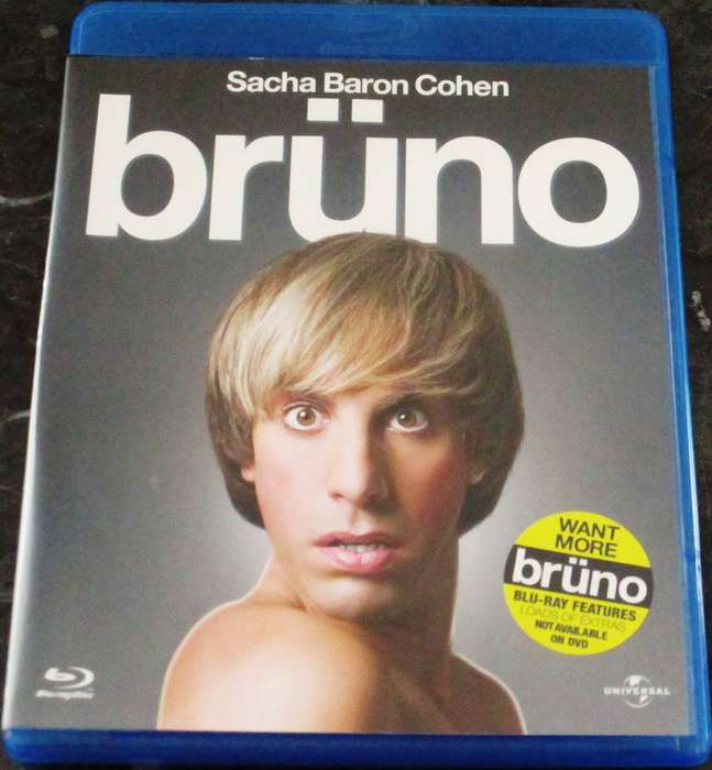 BRUNO BLU RAY Sacha Baron Cohen