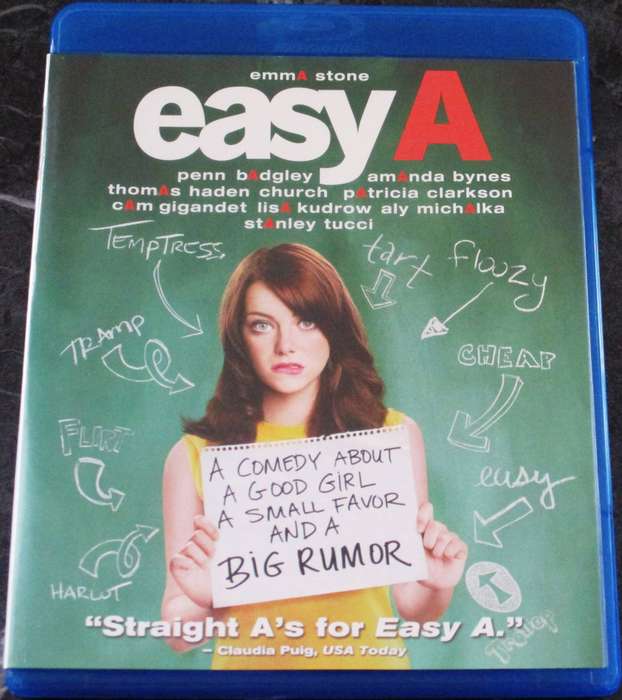EASY A BLU RAY Emma Stone
