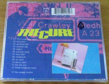 THE CURE Three Imaginary Boys CD