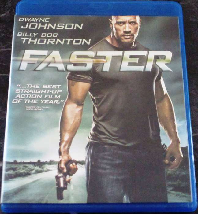 FASTER BLU RAY Dwayne Johnson