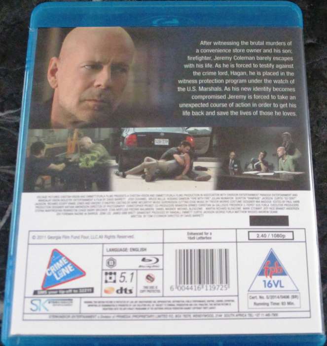 FIRE WITH FIRE BLU RAY Bruce Willis