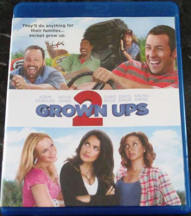 GROWN UPS 2 BLU RAY Adam Sandler Kevin James Chris Rock David Spade Rob Schneider