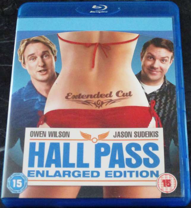 HALL PASS Enlarged Edition BLU RAY Own Wilson Jason Sudeikis