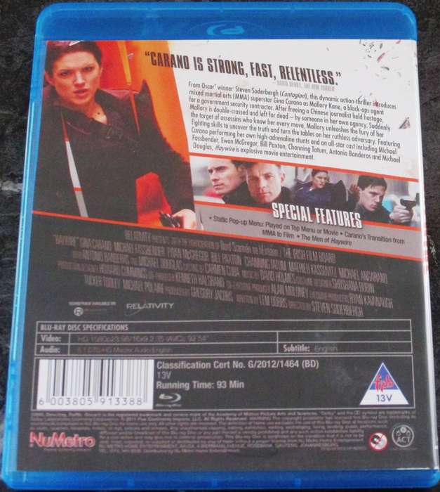HAYWIRE BLU RAY Ewan McGregor Michael Douglas