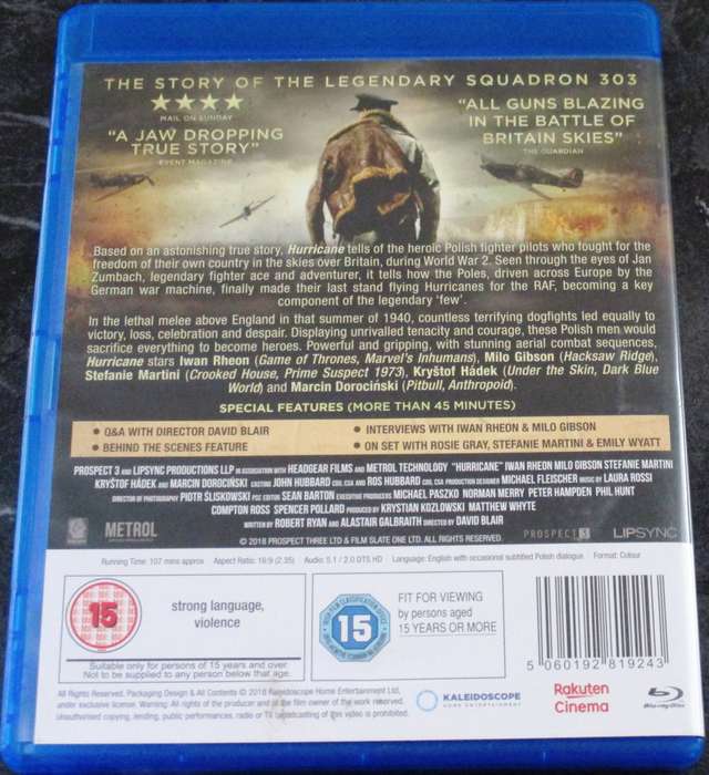 HURRICANE BLU RAY
