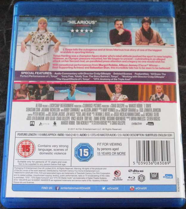 I Tonya BLU RAY Margot Robbie