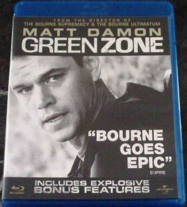 GREEN ZONE BLU RAY Matt Damon