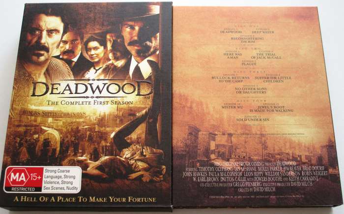DEAD WOOD The Complete First Season DVD Box Set [Box Set shelf]