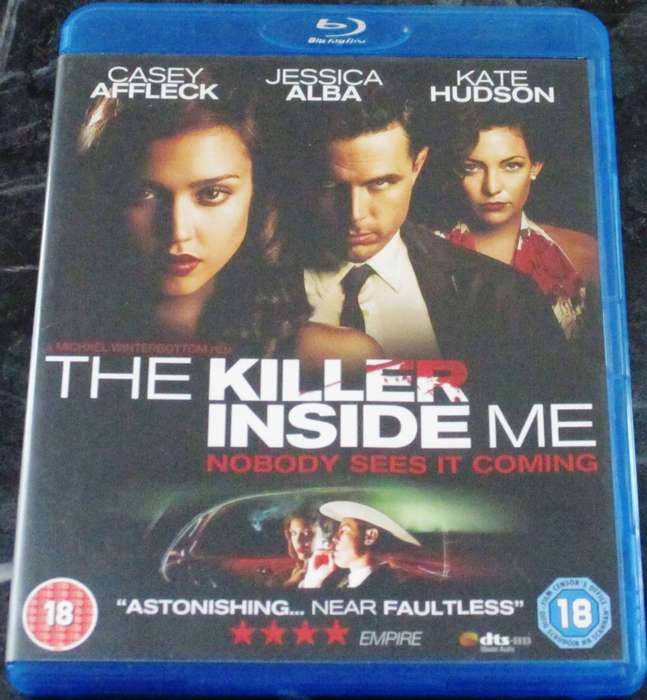 THE KILLER INSIDE ME BLU RAY Jessica Alba Kate Hudson