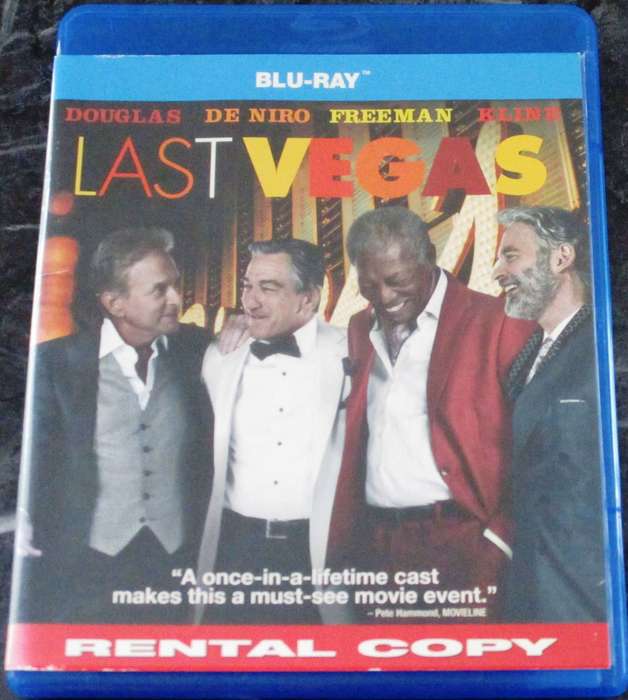 LAST VEGAS BLU RAY Michael Douglas Robert De Niro Morgan Freeman