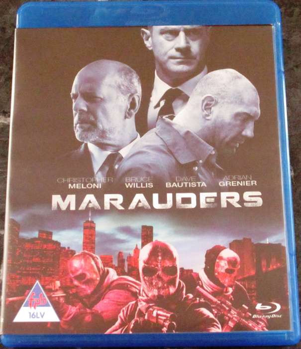 MARAUDERS BLU RAY Bruce Willis Dave Bautista