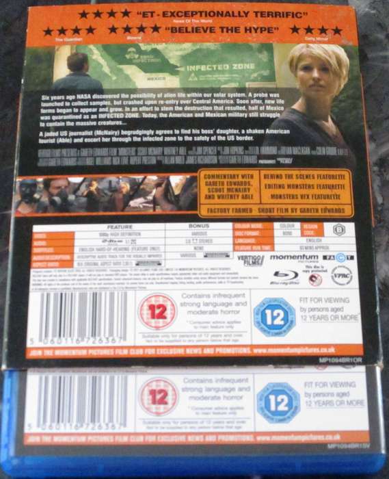 MONSTERS Lenticular Cover BLU RAY