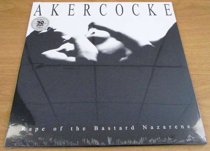 AKERCOCKE R@pe Of The Bastard Nazarene LP VINYL Record
