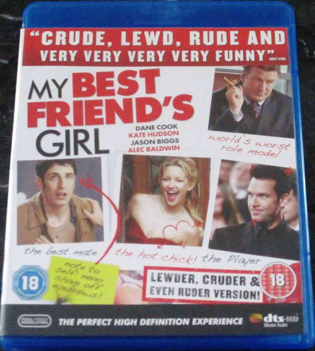 MY BEST FRIEND'S GIRL BLU RAY Alec Baldwin