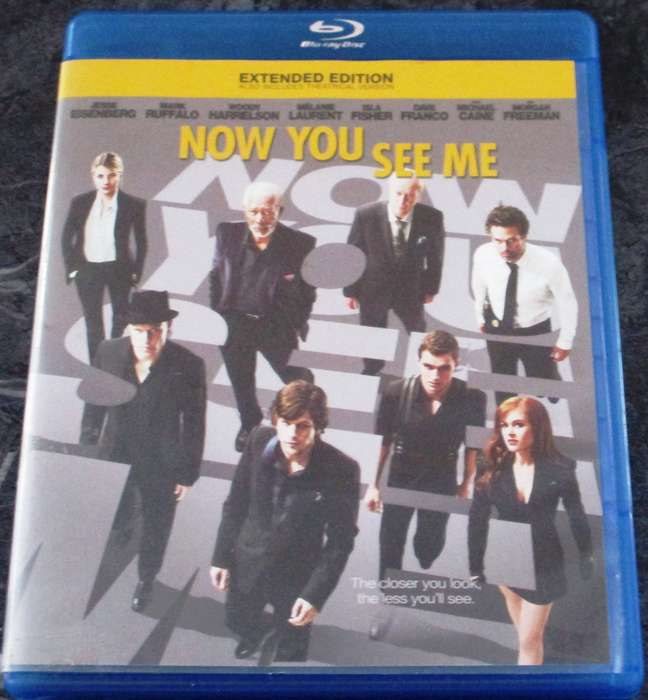 NOW YOU SEE ME EXTENDED EDITION BLU RAY