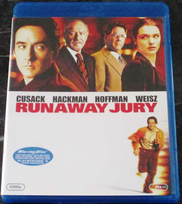 RUNAWAY JURY BLU RAY John Cusack Dustin Hoffman