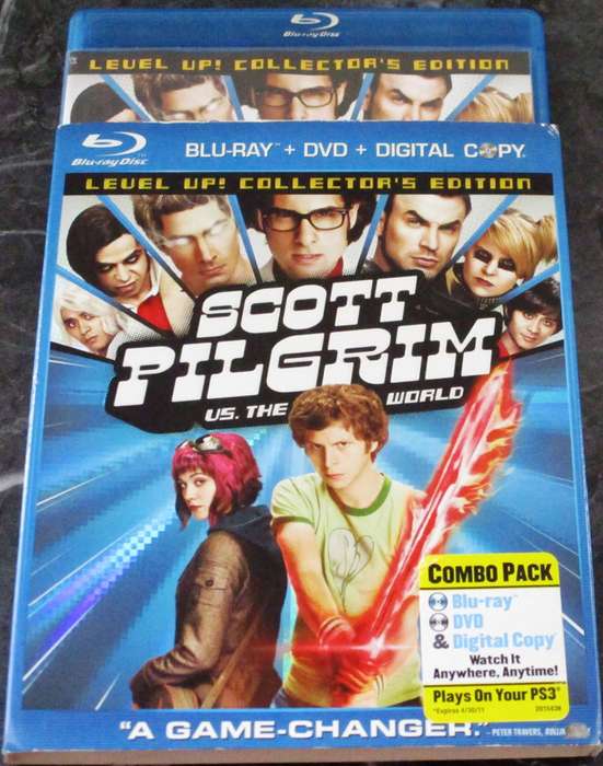SCOTT PILGRIM Vs. THE WORLD BLU RAY + DVD