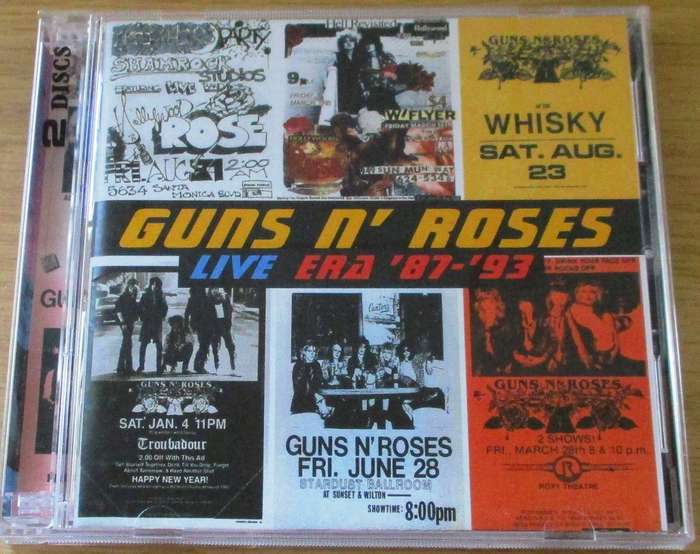 GUNS N ROSES Live Era 87-93 2xCD [Gx6]
