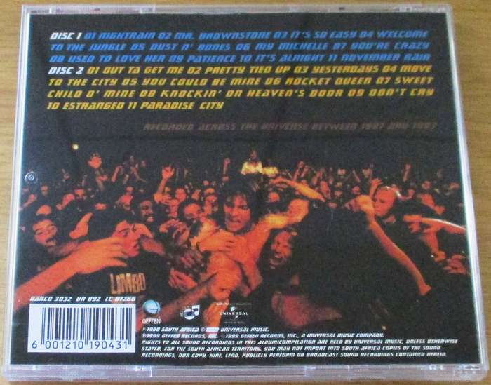 GUNS N ROSES Live Era 87-93 2xCD [Gx6]