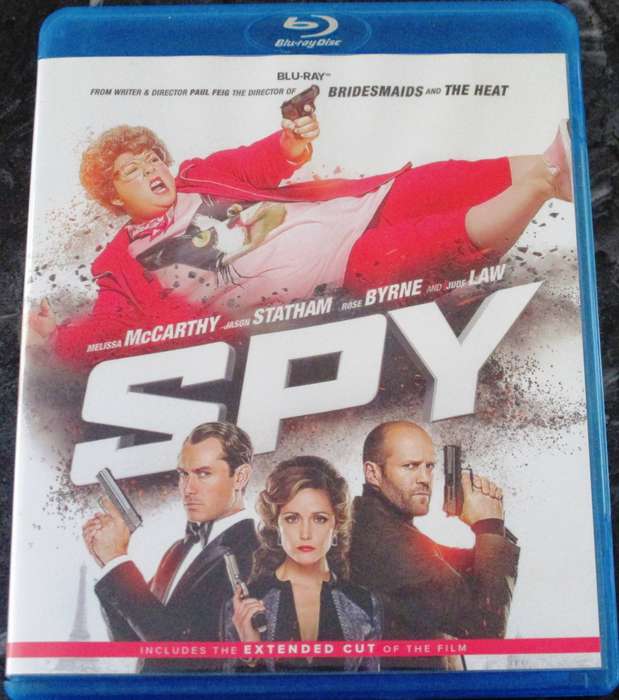SPY Extended Cut BLU RAY Jason Statham Jude Law Melissa McCarthy