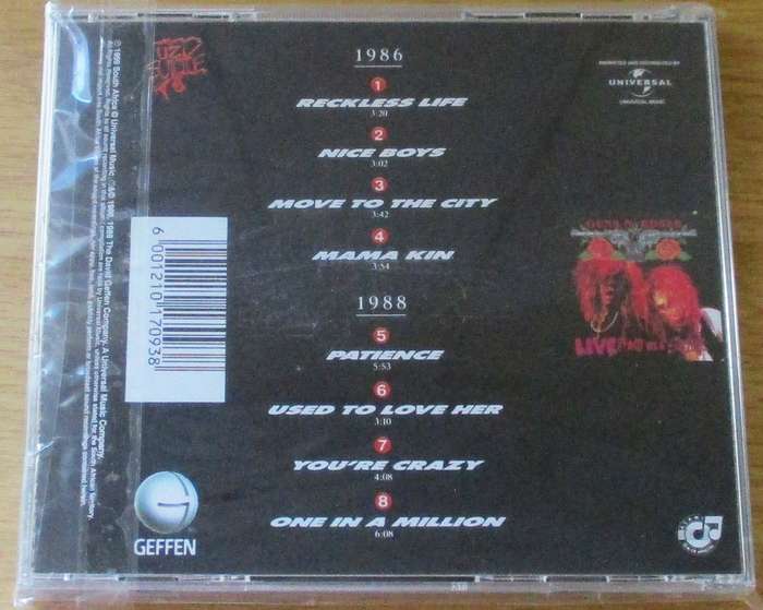 GUNS N ROSES G N R Lies CD [Gx6]