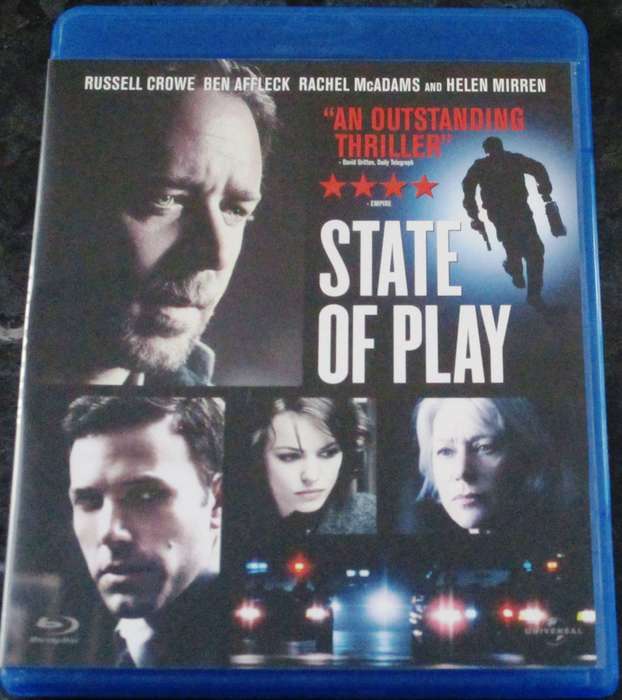STATE OF PLAY BLU RAY Russell Crowe Ben Affleck