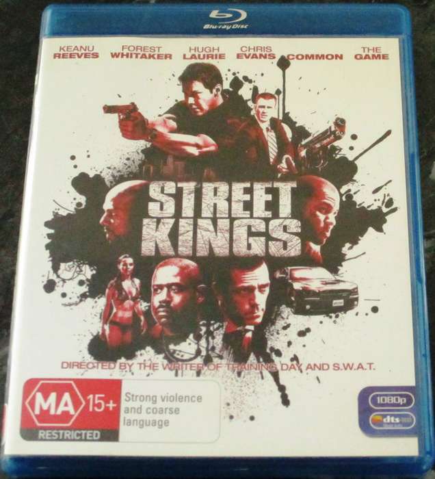 STREET KINGS BLU RAY Keanu Reeves Hugh Laurie