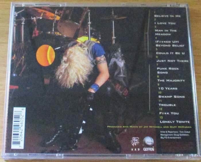DUFF McKAGAN Believe in Me CD [Vx4]