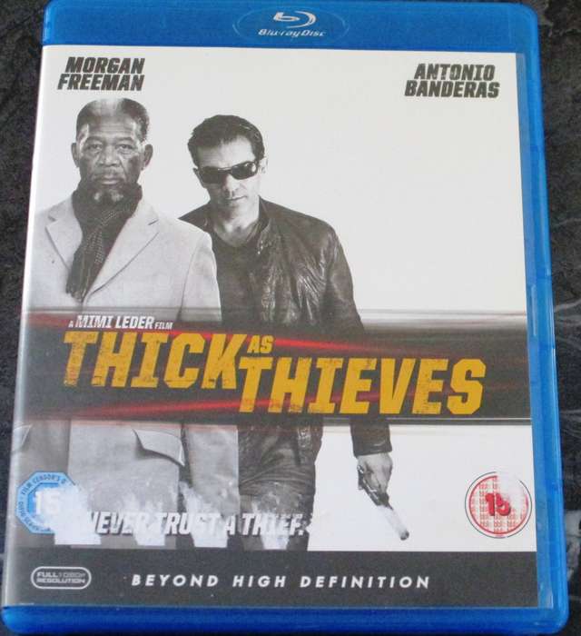 THICK AS THIEVES BLU RAY Morgan Freeman Antonio Banderas