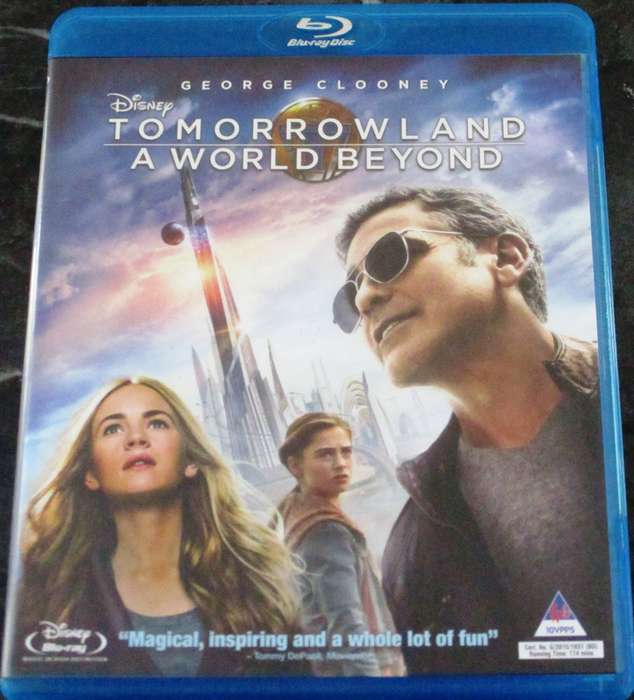 DISNEY TOMORROWLAND A WORLD BEYOND BLU RAY