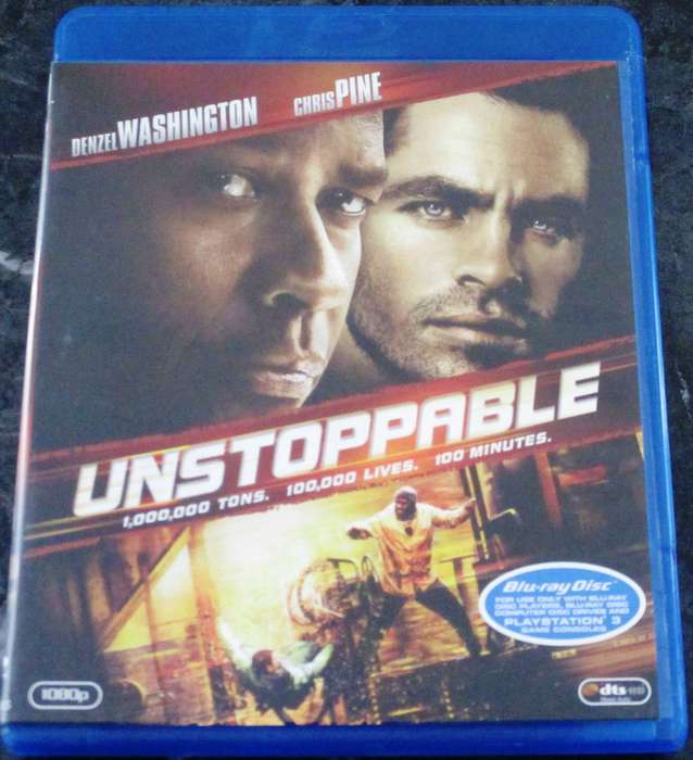 Unstoppable BLU RAY Denzel Washington Chris Pine