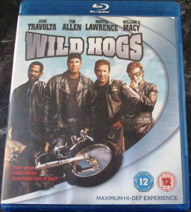 WILD HOGS BACK BLU RAY John Travolta Martin Lawrence