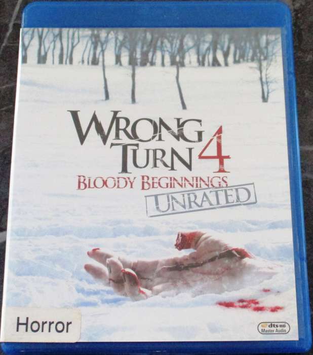 WRONG TURN 4 Bloody Beginnings Unrated BLU RAY