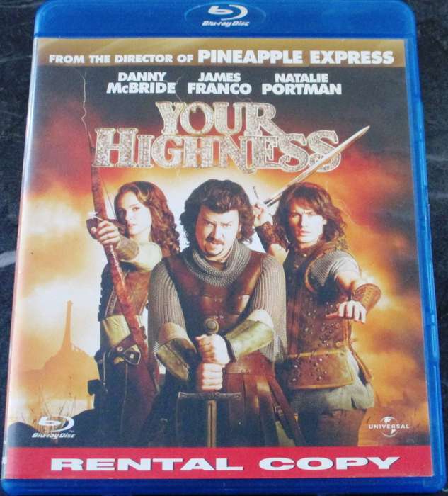 YOUR HIGHNESS BLU RAY James Franco Natalie Portman