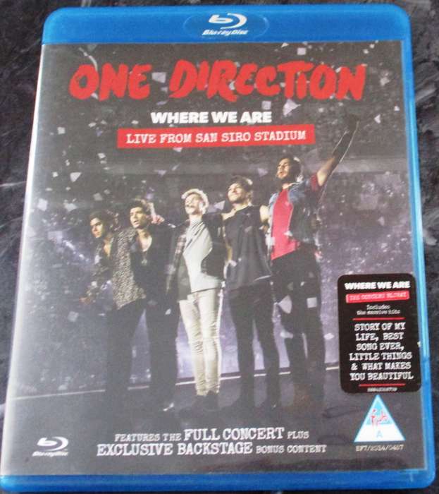 ONE DIRECTION Where We Are BLU RAY