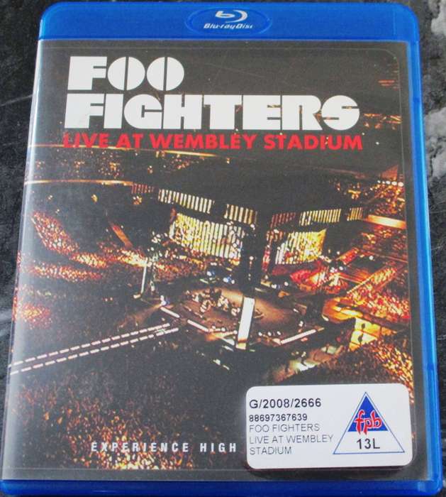 FOO FIGHTERS Live at Wembley Stadium BLU RAY
