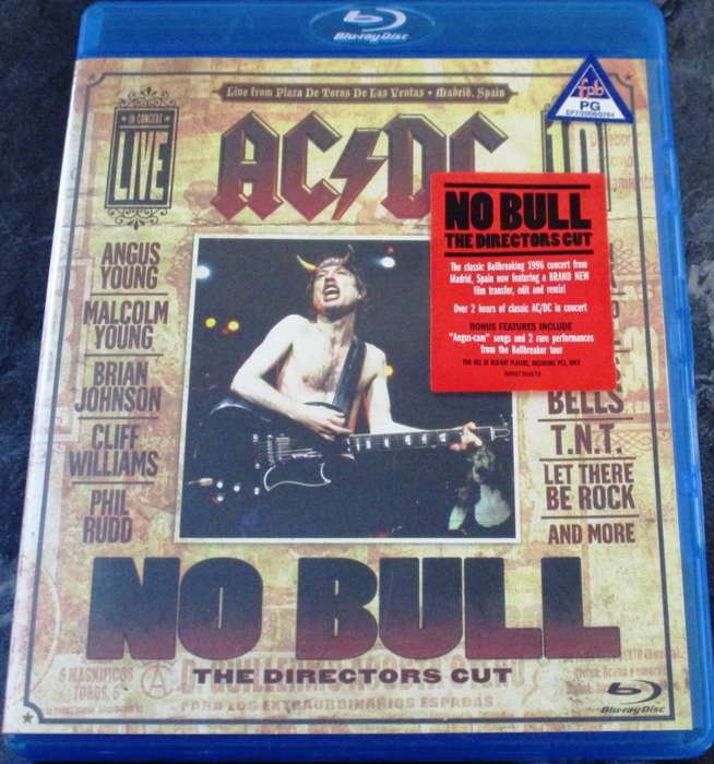 AC/DC No Bull The Directors Cut BLU RAY