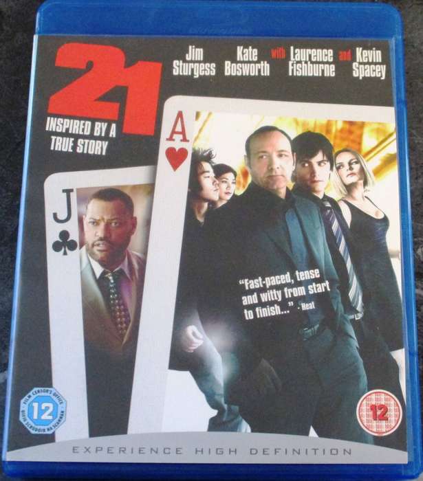 21 BLU RAY Kate Bosworth Laurence Fishburne
