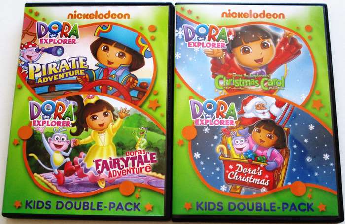 4 DORA THE EXPLORER Movies 4xDVD [Box Set shelf]