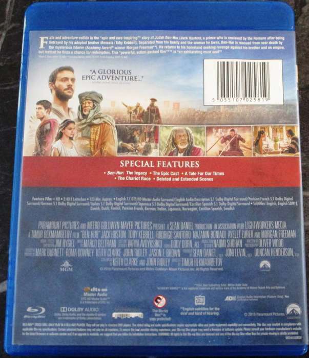 BEN-HUR BLU RAY