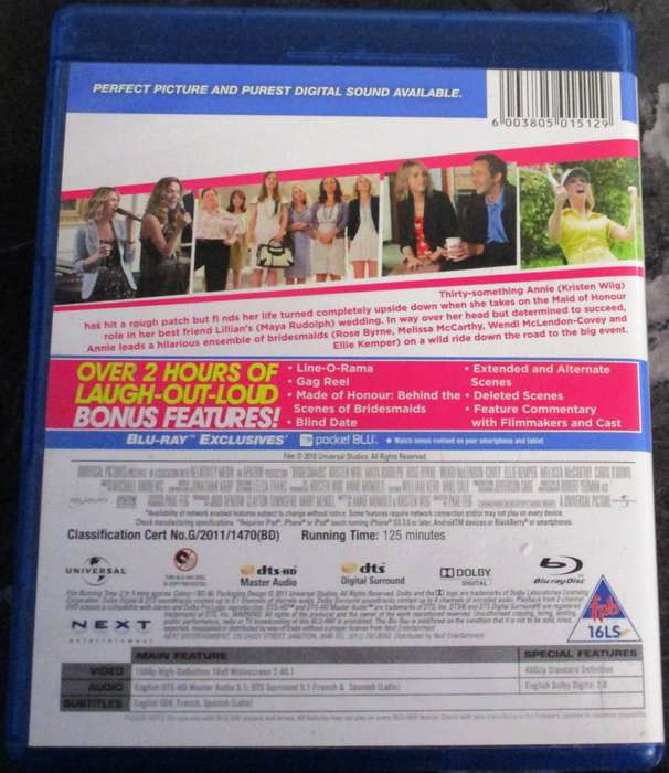 BRIDES MAIDS BLU RAY