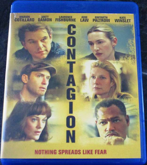 CONTAGION BLU RAY Matt Damon Jude Law Kate Winslow